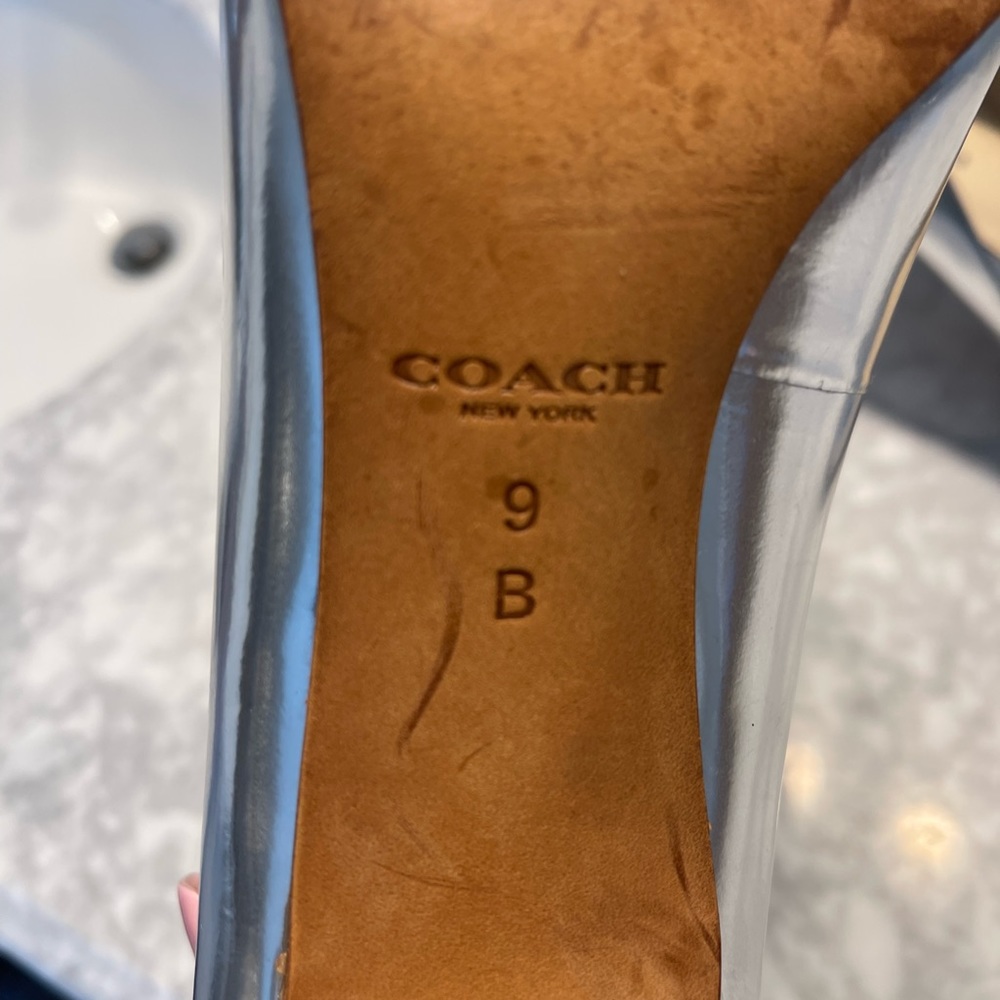 Coach Silver Nala Heels - Picture 3 of 4